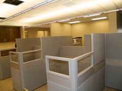 desks in customer service area