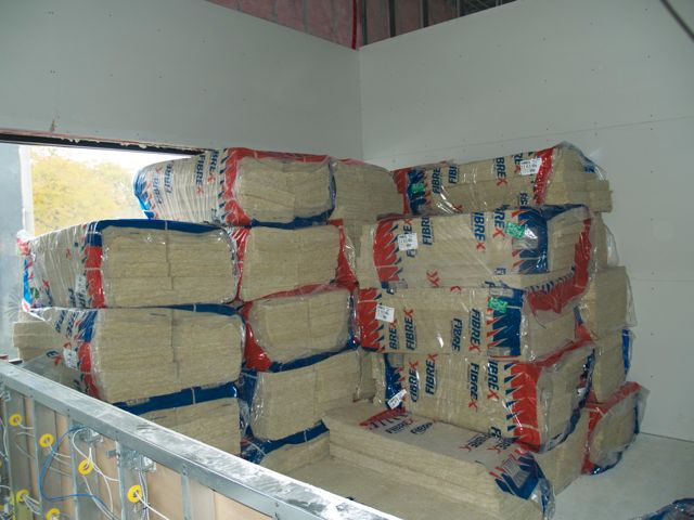 insulation awaiting installation