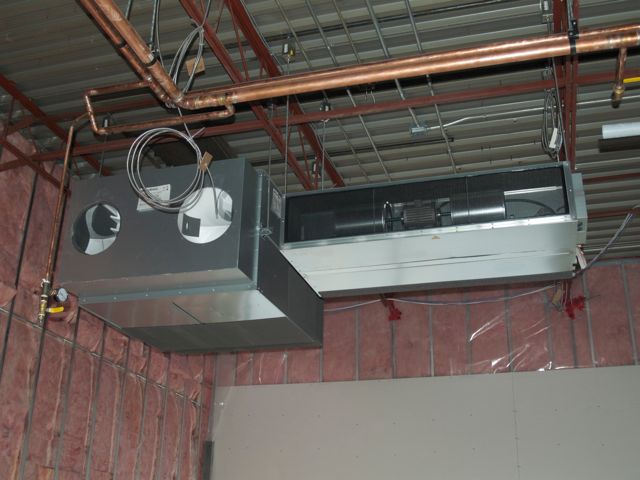 HVAC installation progressing