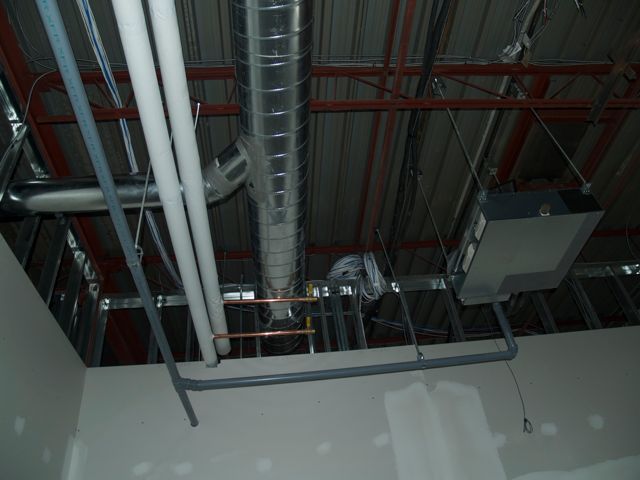 overhead heating / cooling