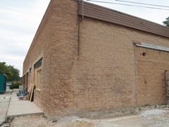 outside brick cleaned up a bit